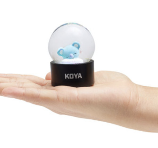 韩国 可爱Line Friends BT21 KOYA迷你水晶球JPY带授权招加盟代理