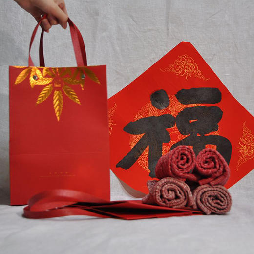 麻＋汉麻袜 桃红与暑红礼袋 4双组合装   商品图1