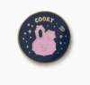 韩国 可爱Line Friends BT21 COOKY宇宙之星圆形金属徽章JPY带授权招加盟代理 商品缩略图0