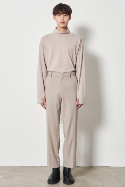 8 seconds 男士米色起毛半宽松弛裤#420Y21CY1AJPY带授权招加盟代理 商品图2