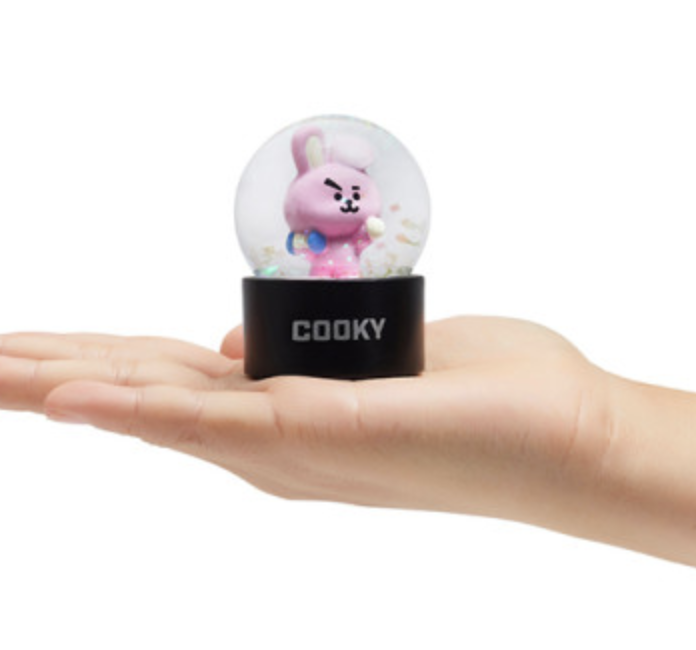 韩国 可爱Line Friends BT21 COOKY迷你水晶球JPY带授权招加盟代理