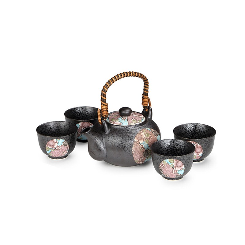 MINOYAKI/美浓烧 日本进口功夫茶具套装礼盒 一壶四杯JPY带授权招加盟代理