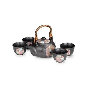 MINOYAKI/美浓烧 日本进口功夫茶具套装礼盒 一壶四杯JPY带授权招加盟代理