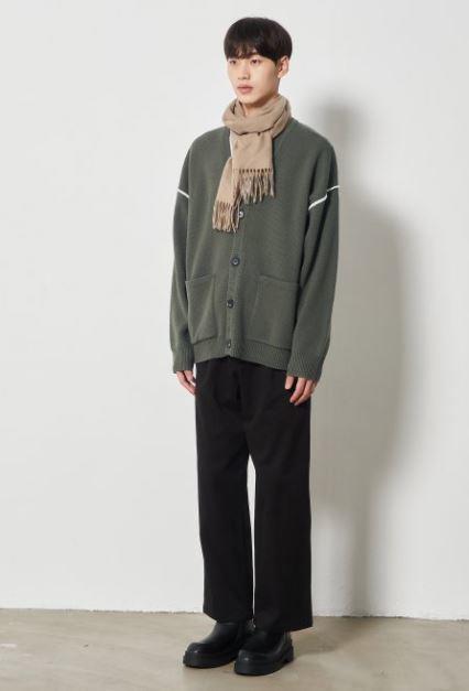 8 seconds 男士黑色单下巴条纹裤#260Y21EY25JPY带授权招加盟代理 商品图1