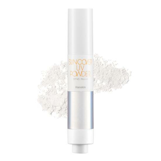 HANSKIN韩斯清防晒UV粉末控油蜜粉4.5g SPF45 / PA +++OliveYoungJPY带授权招加盟代理