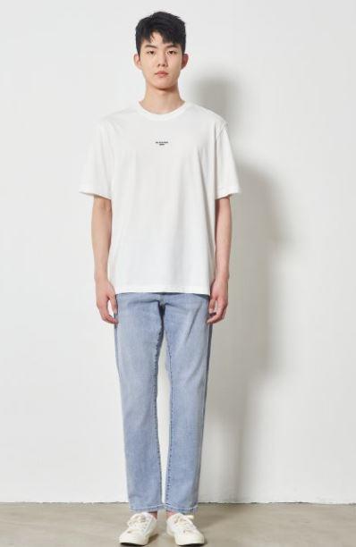 8 seconds 20FW 天蓝色复古水洗锥形牛仔长裤 420721CPEQJPY带授权招加盟代理 商品图2