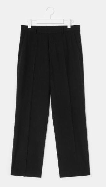 8 seconds 20FW 半宽黑色基本宽松裤420721LY35JPY带授权招加盟代理 商品图1