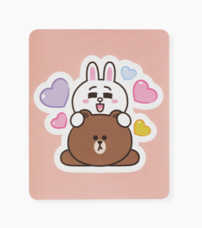 韩国 可爱Line Friends布朗和可妮可移动贴纸(28型)JPY带授权招加盟代理