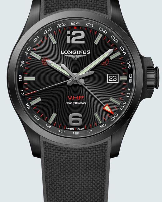longines浪琴手表 Conquest V.H.P. GMT 系列L3.728.2.56.9 男款JPY带授权招加盟代理 商品图1