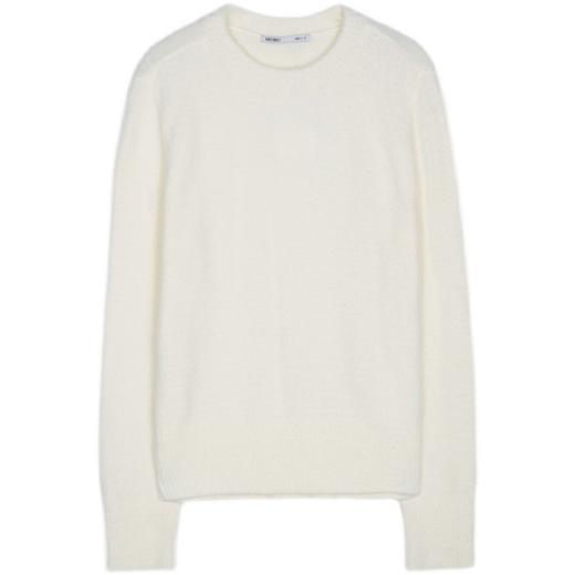 MIXXO韩国基本款圆翼螺纹毛衣纯色单件慵懒风秋冬JPY带授权招加盟代理 商品图4