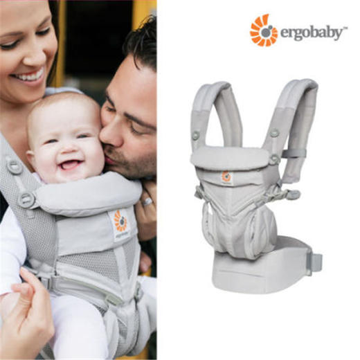 ERGOBABY ERGOBABAY OMNI 360 COOL AIR PEARL GREY 婴儿背带JPY带授权招加盟代理 商品图1