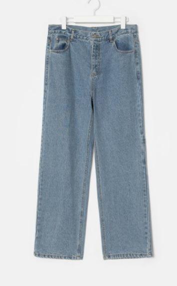 8 seconds 天蓝色包迷你口袋点直筒牛仔裤#450921LB1QJPY带授权招加盟代理 商品图1