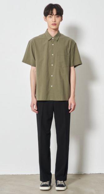 8 seconds 20FW 半宽黑色基本宽松裤420721LY35JPY带授权招加盟代理 商品图2