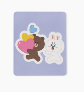 韩国 可爱Line Friends布朗和可妮可移除贴纸（31型）JPY带授权招加盟代理