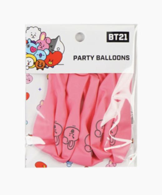 韩国 可爱Line Friends BT21 COOKY橡胶气球套装JPY带授权招加盟代理 商品图0