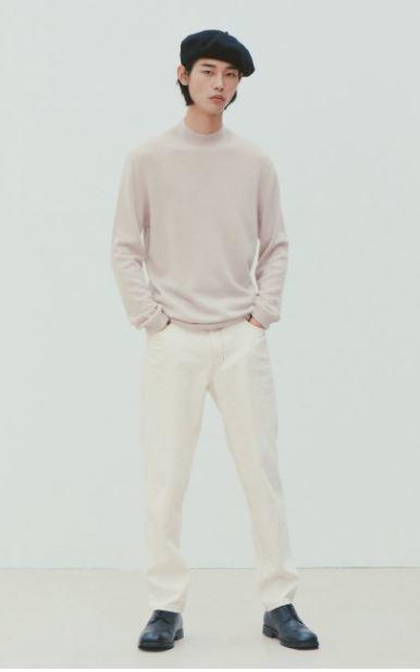 8 seconds  男士象牙色针脚露起毛牛仔裤#420921APD0JPY带授权招加盟代理 商品图3