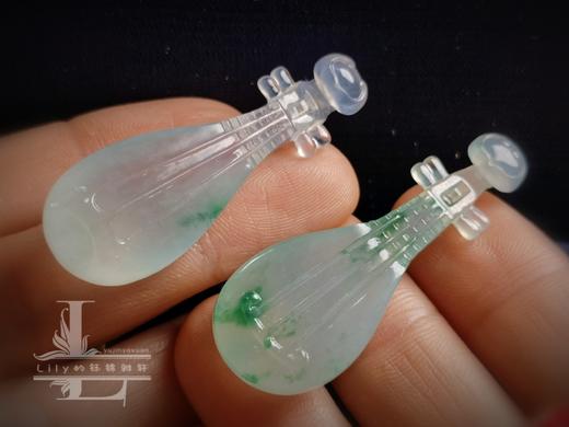 翡翠“知音”琵琶（一对） 商品图7