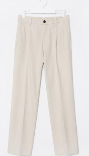 8 seconds  20FW 男士米色纤细宽松裤420921BY1AJPY带授权招加盟代理 商品图1