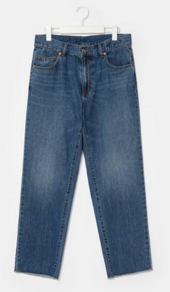 8 seconds 20FW蓝色裁剪露丝锥形牛仔长裤 420721LPAPJPY带授权招加盟代理 商品图1