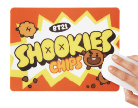 韩国 可爱Line Friends BT21 SHOOKY甜蜜鼠标垫JPY带授权招加盟代理