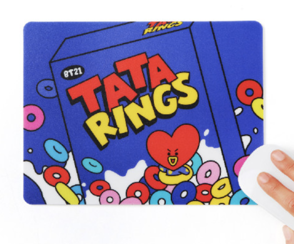 韩国 可爱Line Friends BT21 TATA甜蜜鼠标垫JPY带授权招加盟代理