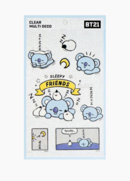 韩国 可爱Line Friends BT21 KOYA多装饰贴纸JPY带授权招加盟代理 商品图0