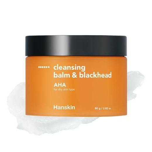 Hanskin韩斯清洁面膏＆黑头AHA 80ml干性肌肤专用OliveYoungJPY带授权招加盟代理 商品图1