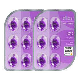 ELLIPS HAIR VITAMIN NUTRI COLOR 护发精油胶囊 (6 CAPSULES) 2PJPY带授权招加盟代理