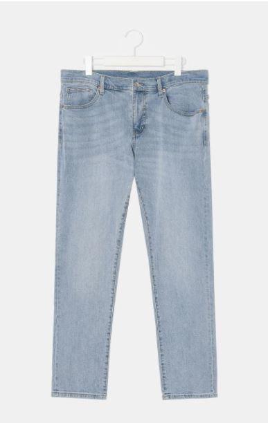 8 seconds 20FW 天蓝色复古水洗锥形牛仔长裤 420721CPEQJPY带授权招加盟代理 商品图1