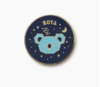 韩国 可爱Line Friends BT21 KOYA宇宙之星圆形金属徽章JPY带授权招加盟代理 商品缩略图0