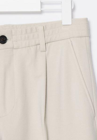 8 seconds  20FW 男士米色纤细宽松裤420921BY1AJPY带授权招加盟代理 商品图3