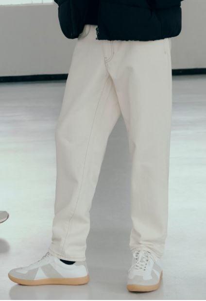 8 seconds  男士象牙色针脚露起毛牛仔裤#420921APD0JPY带授权招加盟代理 商品图1