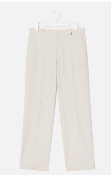 8 seconds 420721LY30 20FW 半宽象牙基本宽松裤420721LY30JPY带授权招加盟代理 商品图1