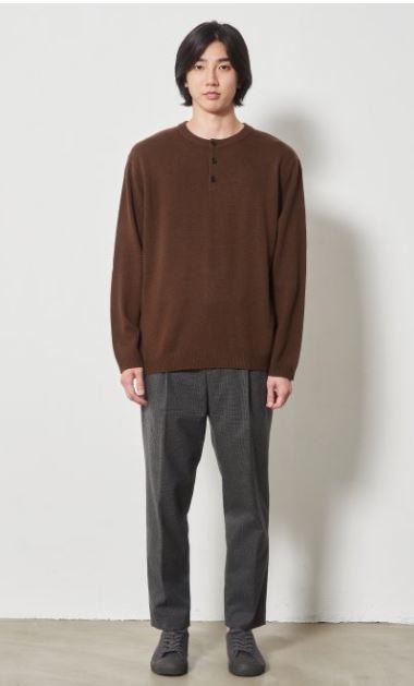 8 seconds 20FW 灰色格纹隐藏松紧带锥形长裤 420921CY63JPY带授权招加盟代理 商品图2