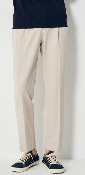 8 seconds  20FW 男士米色纤细宽松裤420921BY1AJPY带授权招加盟代理 商品图0