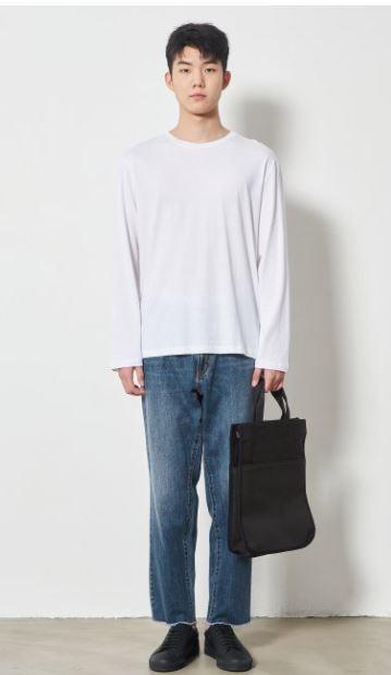 8 seconds 20FW蓝色裁剪露丝锥形牛仔长裤 420721LPAPJPY带授权招加盟代理 商品图2