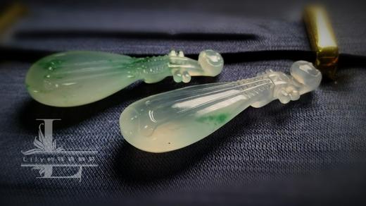 翡翠“知音”琵琶（一对） 商品图5