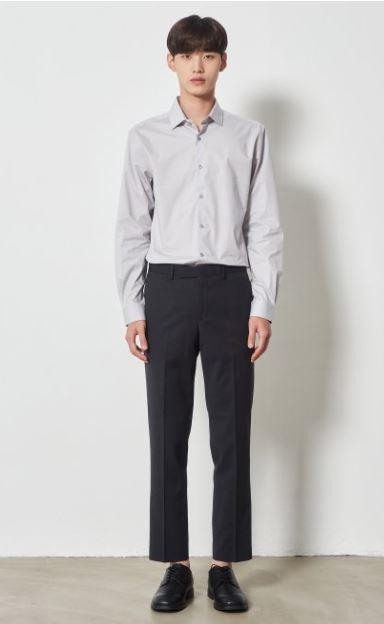 8 seconds 20FW [RECYCLE] 灰度图案修身宽松裤420821LY54JPY带授权招加盟代理 商品图3