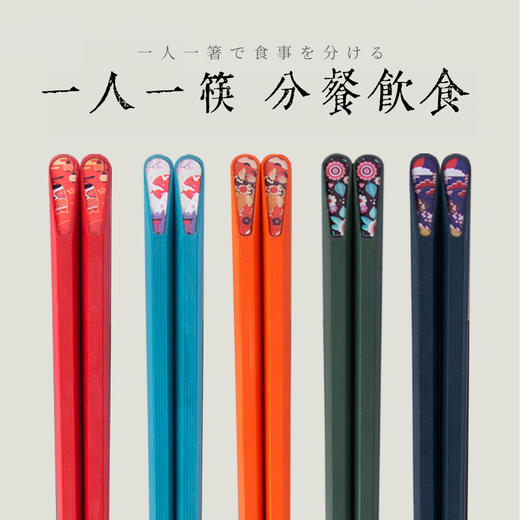 日式不发霉合金筷 轻松夹菜不打滑 无异味 合金材质 不吸水不吸油 安全材质 耐高温 商品图1