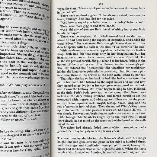 【中商原版】后翼弃兵 女王的棋局 原著版小说 沃尔特·特维斯 英文原版 The Queen's Gambit Now a Major Netflix Drama Walter Tevis 商品图7