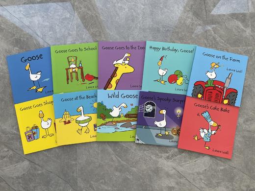 【宝莉爹书单·3-7岁】小白鹅《Goose》完美的朋友 英国畅销绘本 10册套装 配音频 商品图2