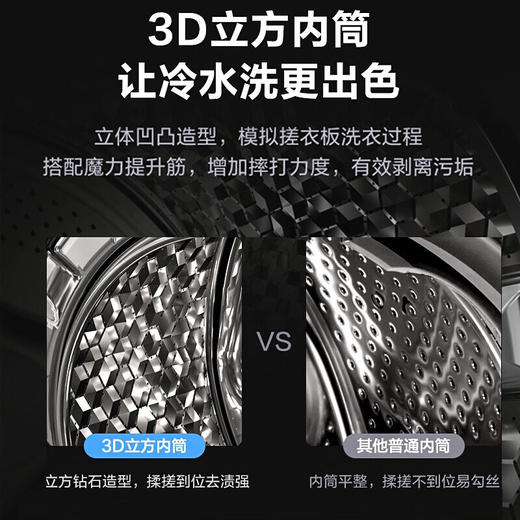小天鹅（LittleSwan）洗衣机全自动滚筒366家用10公斤超微净泡水魔方纳米银离子除菌门店同款 商品图1