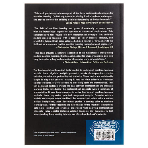 【中商原版】机器学习专用数学 Mathematics for Machine Learning Marc 商品图1
