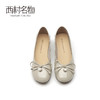 西村名物2021春季新款法式小跟半包头单鞋女网红风百搭简约X21AE11031 商品缩略图4