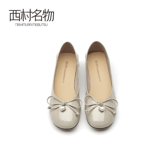 西村名物2021春季新款法式小跟半包头单鞋女网红风百搭简约X21AE11031 商品图4