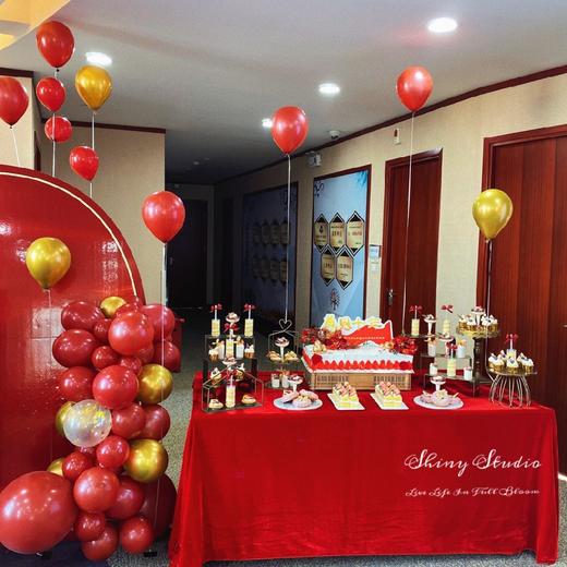 《携手共进》红色系周年庆氛围布置 商品图2