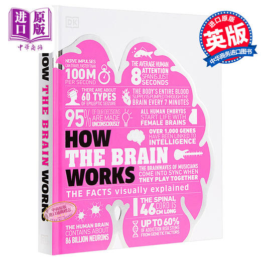 【中商原版】DK科普 大脑运作百科 英文原版 DK-How the Brain Works: The Facts Visually Explained 商品图0