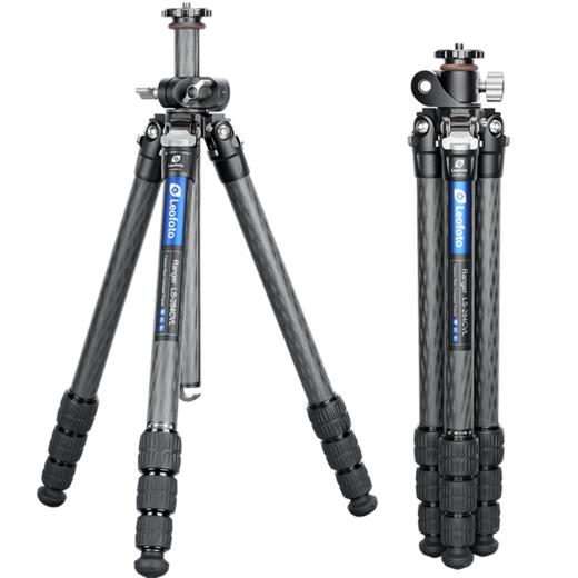 徕图/leofoto LS-284CV+LH-36R中轴横置 碳纤维三脚架便携支架 球形云台 商品图3