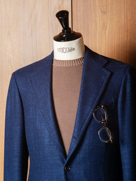 ring jacket 蓝色法兰绒单西 商品图2