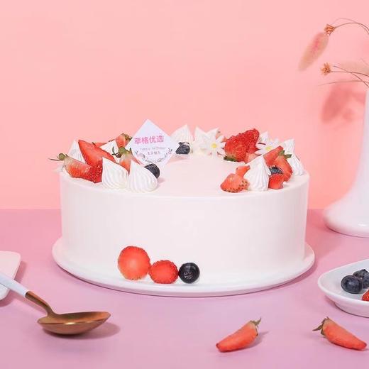 暮雪草莓恋鲜果生日蛋糕【初恋的感觉】 商品图2